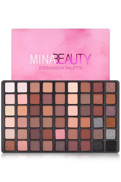 MUJGAN Matte Eyeshadow Pearlescent Palette - 54 Pieces