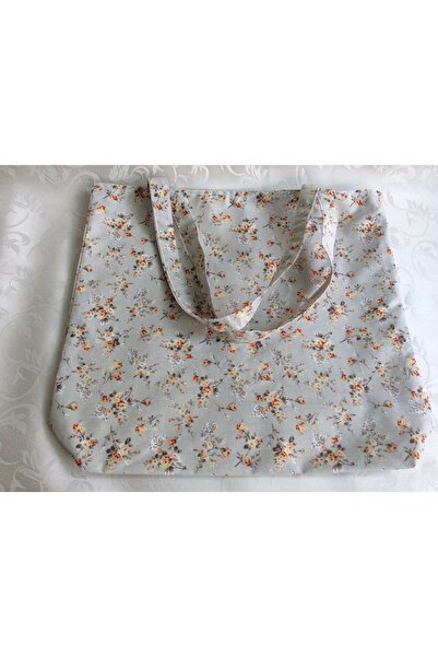 Yakamoz Desenli Poplin Kumaş Omuz Çantası