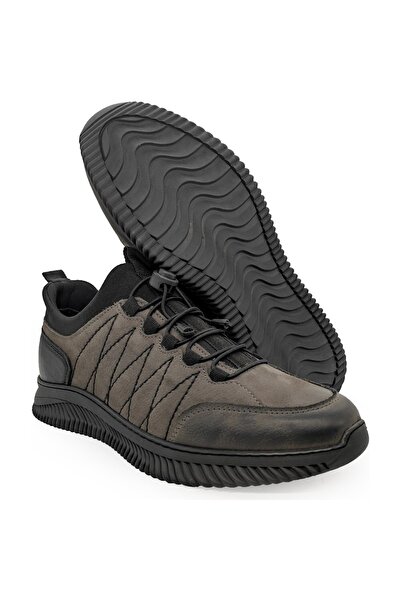 JAMES FRANCO 541 Сірий нубук Чоловічі повсякденні спортивні кросівки