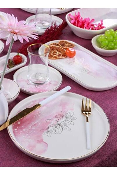 ACAR 31 Parça Adore Porselen Kahvaltı Takımı