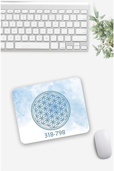 Gizeo Concept Floarea vieții 318798 Pad de mouse cu model Abundență materială