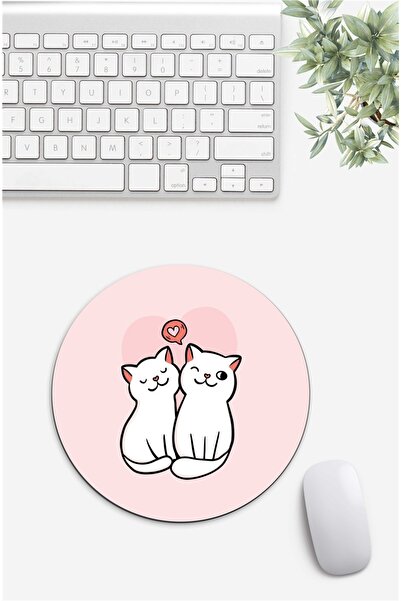 Gizeo Concept Mouse Pad cu model de pisică iubitoare de inimă