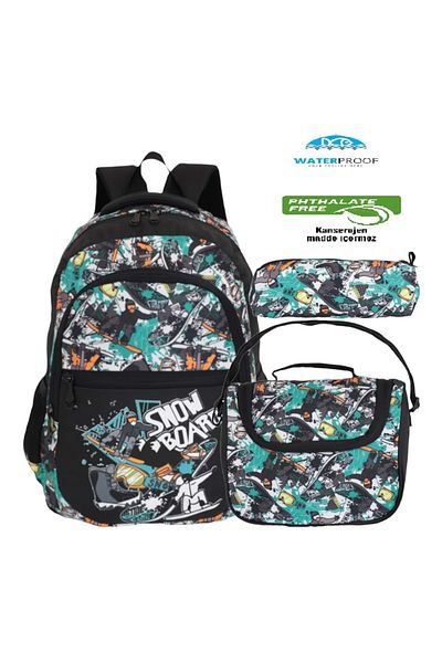 Kidessa 1308 Unisex Primary School Bag with Anatomical Back Structure