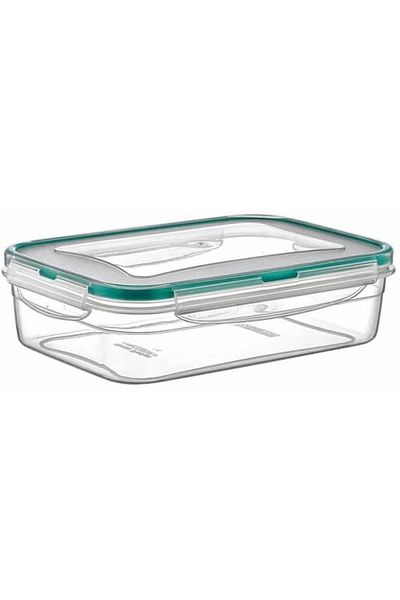 Piev Plastart Fresh Box Rectangular Storage Container with Locked Compartment 0.40 Lt