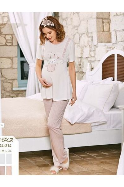 Flz Pijama Комплект пижама за бременни и след раждане Flz 24-214