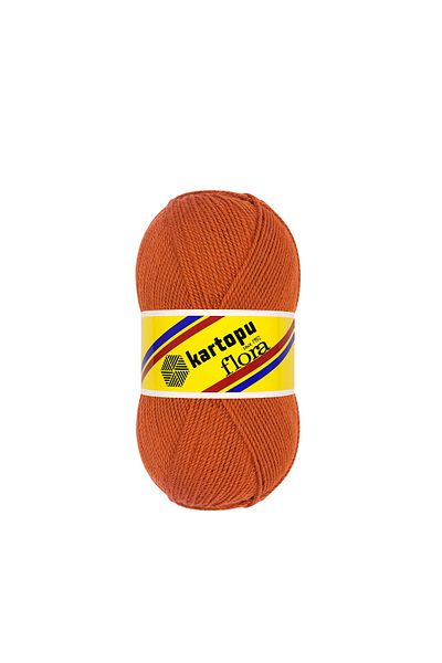 Kartopu Flora K263 Tan Πλεκτό Μποτάκια Σχοινί 100γρ