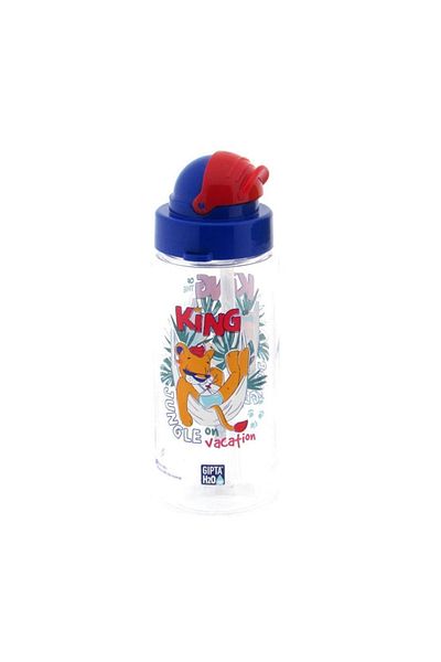 Gıpta Plastic Straw Flask 500 Cc 2680 Blue-red
