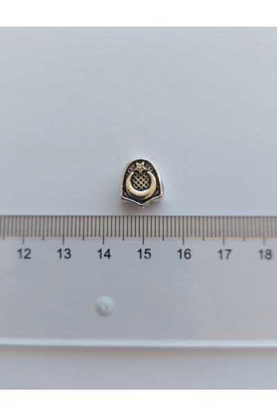 THAD Metal Tesbih Üçgen Ayyıldız 15 Adet