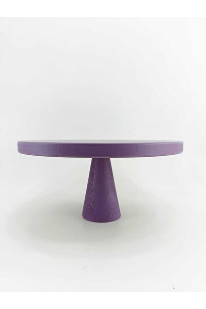 na neşeli ahşap 26 cm Purple Presentation Holder - Birth, Age, Celebration Cake
