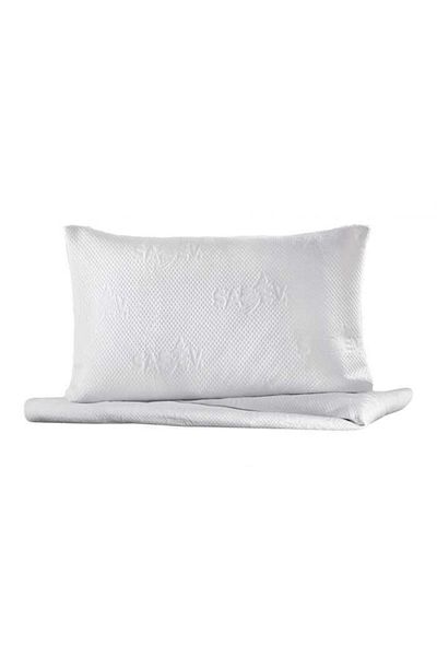 Sarev Double Jersey Mattress Pillow Cover,.white