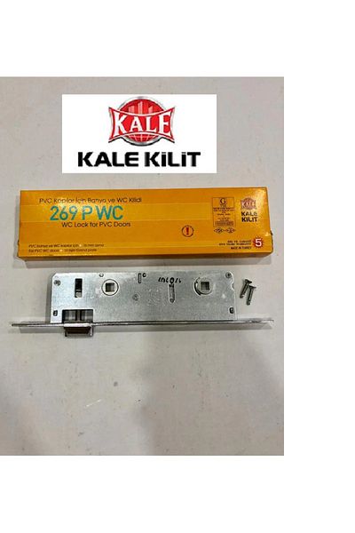 Kale Kilit 269p WC 269pwc 35mm PVC Joinery Nickel Interior Door Mortise Lock for Bathroom-WC Doors