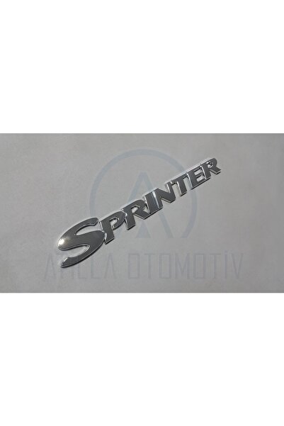 Fabrikasyon Mercedes Sprinter W906 2006-2016 Bagaj Yazısı Krom Uyumlu