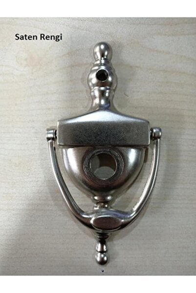 EraycanYapıMarket Kapı Tak Tak Ahşap Ve Çelik Kapı Tokmağı Saten Renk