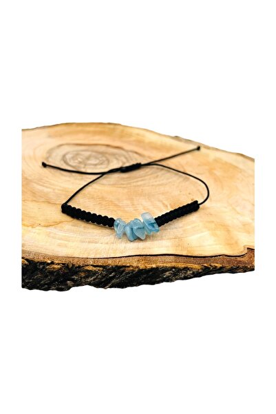 PEDRAS Doğaltaş Makromeli Akuamarin Bileklik