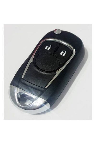 bigkey Chevrolet Invertor Sustală Container de comandă 2 butoane Drop Logo Aveo T300 Cruze J300
