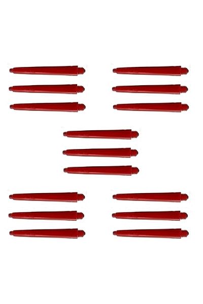 DARTSAN 5 Set (15 PCS) 35mm Nylon Darts Shaft-shaftRed