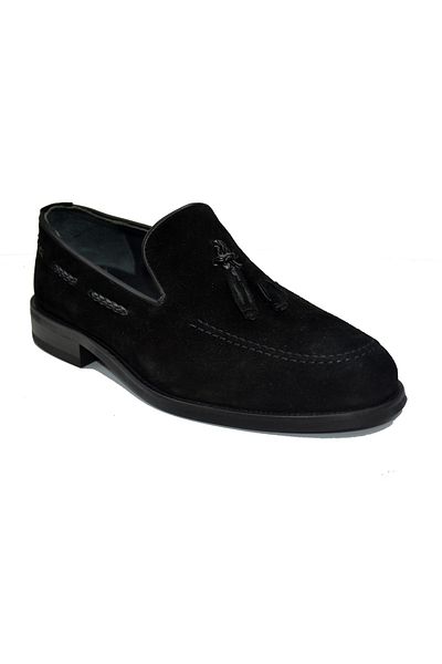Yeşildaş Suede Leather Laceless Men's Shoes Classic Men's Shoes Casual Men's Shoes