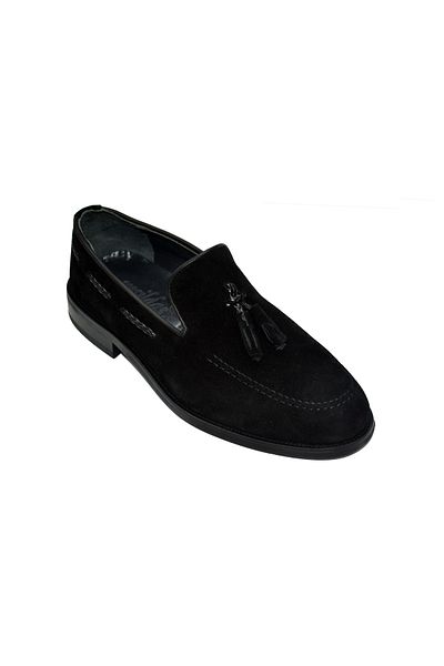 Yeşildaş Suede Leather Laceless Men's Shoes Classic Men's Shoes Casual Men's Shoes