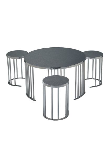 Ekgconcept Ultra Lüx 3+1 Orta Sehpa Ve Zigonlar Ultra Lak Kaplama Hıghglass Y...