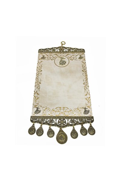 hiçdurmaal Eskitme Metal Semazen Desenli Kılıflı Suni Derili Yazısız Ferman