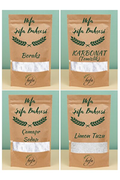 Hefa şifa bahçesi Temizlik Seti %100 Doğal (BORAKS 1 KG KARBONAT 1 KG ÇAMAŞIR...