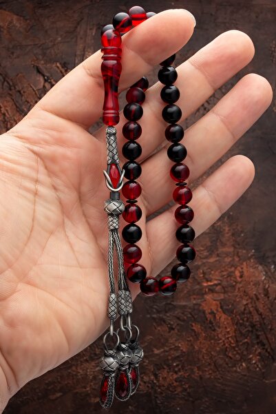 OTTOTESBİH Rozariu cadou, cadou pentru tată, cadou pentru iubit, rozariu roșu