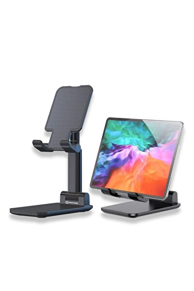 DEMPOWER Siyah Renk Ayarlanabilir Portatif Standlı Telefon+tablet Tutacağı