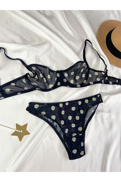 minihira butik Σετ σουτιέν Underwire με σχέδιο Daisy - My Daisy