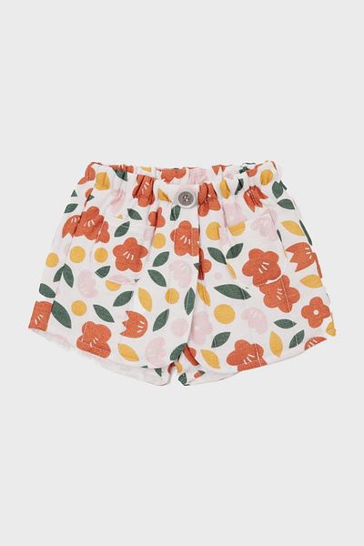 GB Baby Baby Girl Patterned Shorts-skirt 22pfwbg2104