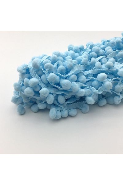 Erdal Ticaret Blue Stripe Pompom - (+/-) 5 Mt