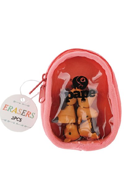 Genel Markalar Çantalı Zürafa 3Lü Silgi Sa150348-3F /