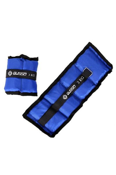 BUSSO Bs25 Hand Foot Weight Blue 3kg*2 Pieces