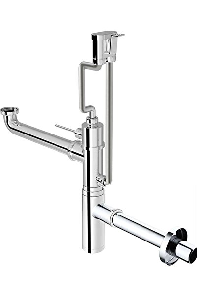 Artema Lavabo Sifonu M-line - T Tipi - Gizli Şu Taşma Kanallı - A45152