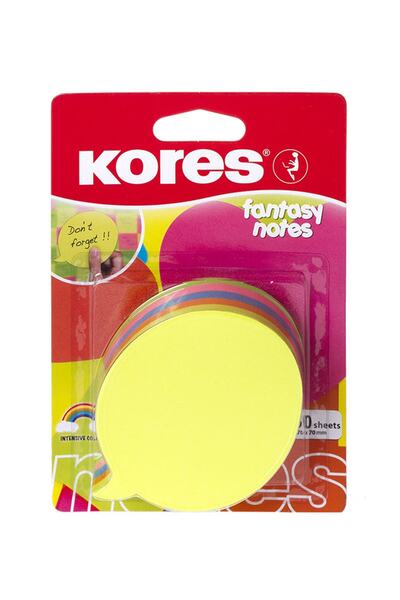 kores Sticky Notes 70*70MM "DIALOG" 5 NEON COLORS*50 SHEETS