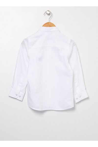 U.S. Polo Assn. Κοριτσίστικο απλό λευκό πουκάμισο - G084sz004.000.1450364.vr013