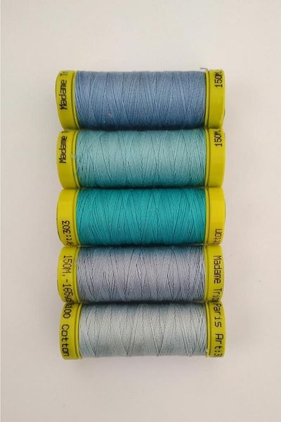 Ören Bayan Koton Sewing Thread 5 Different Colors 5x150 m Set 23