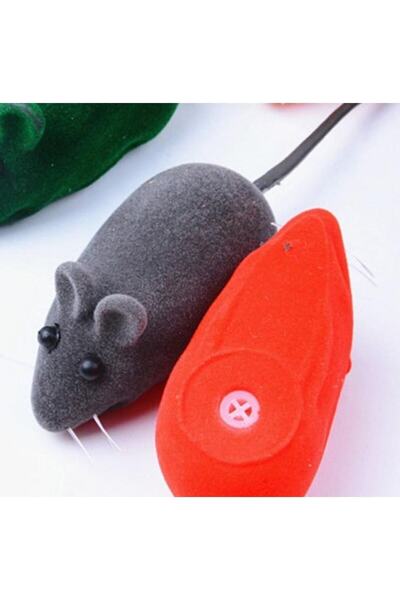 SENNEDİLERSEN Cat Training Game Mouse with Sound 2 Pieces
