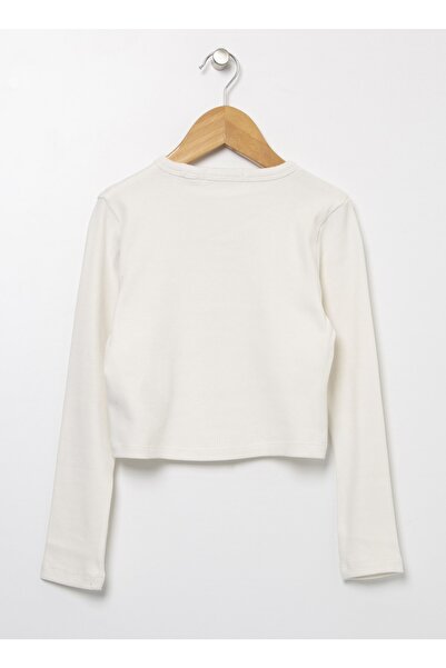Calvin Klein Baskılı Beyaz Kız Çocuk T-shirt Ig0ıg01571