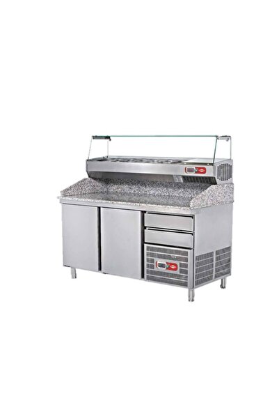 Empero Emp.210.80.02 Hamur Hazırlık Dolabı, Granit Tablalı, 3 Kapılı, 500 L