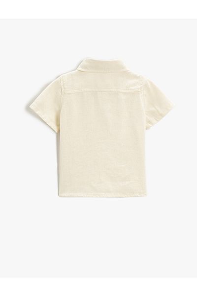 Koton Hemd - Ecru - Regular Fit