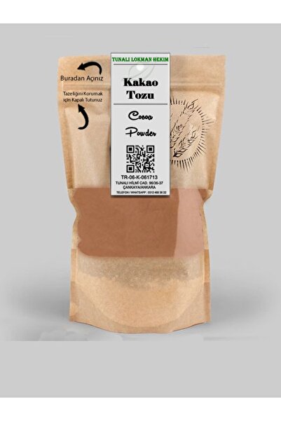 Tunalı Lokman Hekim Kakao Tozu 50 Gr