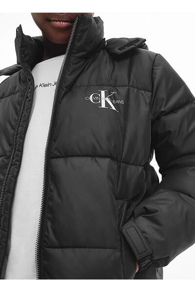 Calvin Klein Siyah Kız Çocuk Mont Ig0ıg01549