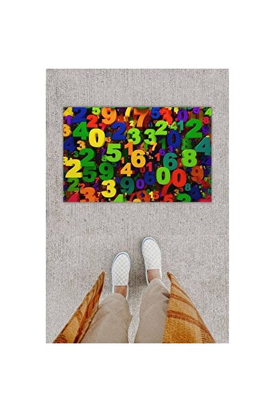 Dormot Home Imprimare digitală Numere decorative Covoraș de ușă multicolor