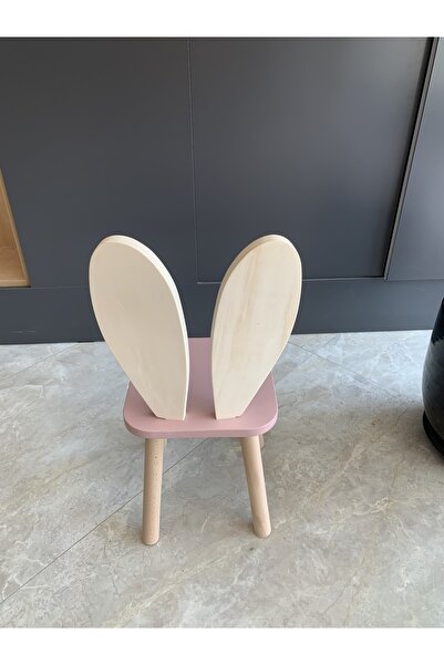Pokoboxkids Montessori Ahşap El Boyaması Çocuk Sandalyesi