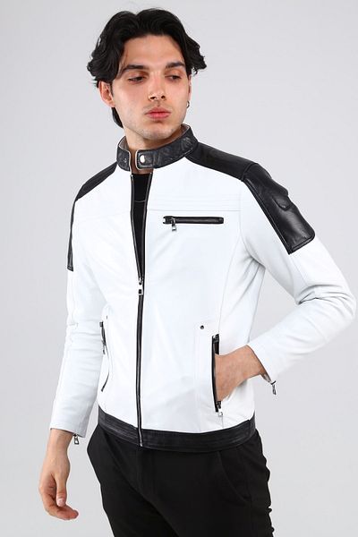 CE-YIL DERİ ÜRÜNLERİ Men's Genuine Leather Sports Coat