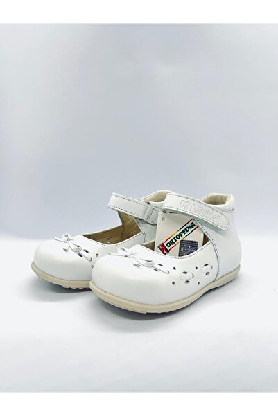 Ortopedia Ortopedik Çocuk Deri Ayakkabı 17 - Beyaz