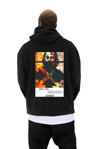 BENROMA Τυπωμένο πάνω από το μέγεθος Unisex Sweat
