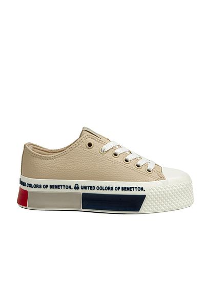 Benetton ®| Bn-30825- 3114 Beige - Women's Sneakers