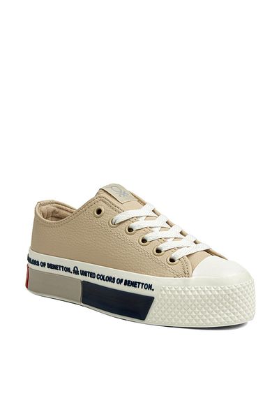 Benetton ®| Bn-30825- 3114 Beige - Women's Sneakers