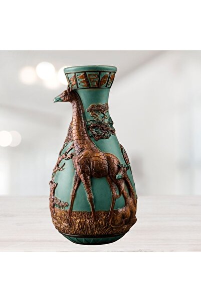 be art you Zürafa Figürlü Safari Uzun Vazo 01